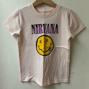 NIRVANA Kids Tee || Pink + Yellow Short Sleeve